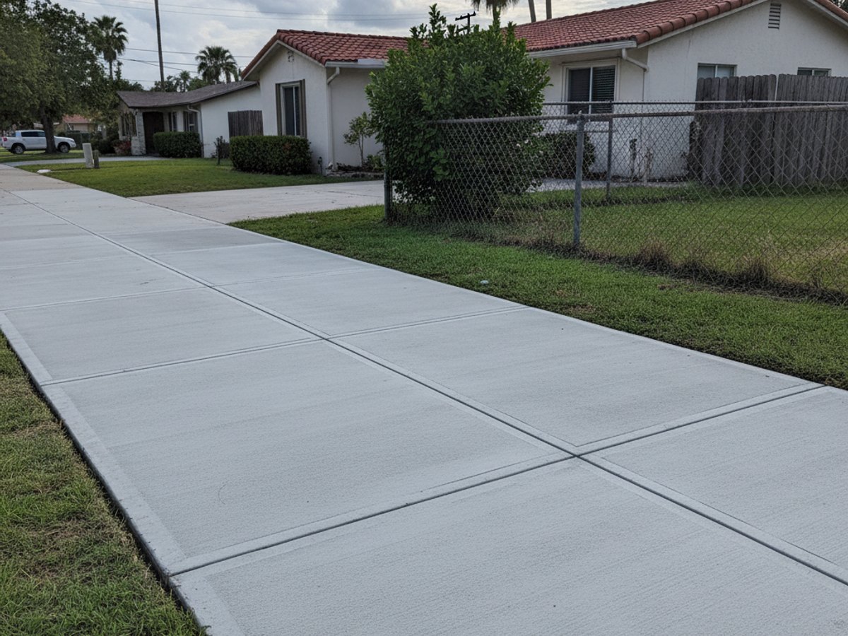 Decorative Concrete completed by PFL Concrete Co. in South Daytona, FL